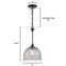 Westinghouse Pendant 60W Camrose Gun Metal Smoke Grey Dome Ribbed Glass 6130300 - alternate 2